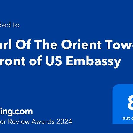 Pearl Of The Orient Tower, In Front Of Us Embassy Appartement Manilla Buitenkant foto